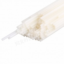 得力(deli)3847 财务装订机专用透明装订铆管Φ4.8mm*500mm 100支/盒装