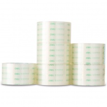 得力(deli)30323 高透封箱胶带60mm*60y 6卷/筒