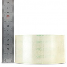 得力（deli）30325 高透明度封箱胶带60mm*100y（91.4米） 6卷/筒
