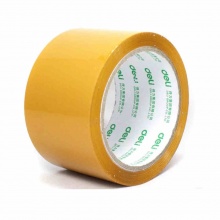 得力封箱胶带30359 米黄色60mm*100y 粘性强 310g 分量足