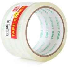 得力（deli）30367 高透度封箱胶带60mm*40y 1卷装