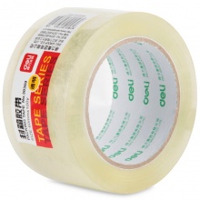 得力（deli） 30369 高透明度封箱胶带 60mm*100y（91.4米） 1卷装