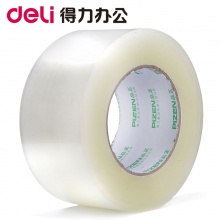 得力（deli）30933 普透封箱胶带60mm*200y（183米） 整箱共24卷