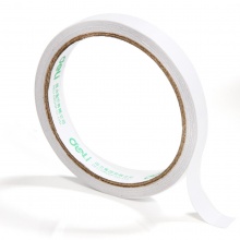 得力（deli）30401 棉纸双面胶带12mm*10y（9.1米） 24卷/袋装