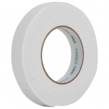 得力（deli）30412 EVA泡棉双面胶带 强力高粘 2.5mm*24mm*5y(白)(12卷/袋)