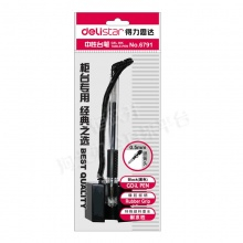 得力(deli)6791 柜台专用台笔/台式中性笔0.5mm 单支装