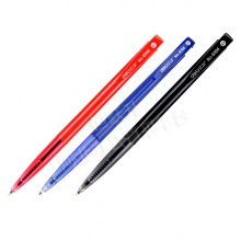 得力（deli） 6506 按动圆珠笔 60支/盒 蓝色 0.7mm