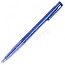 得力（deli） 6506 按动圆珠笔 60支/盒 蓝色 0.7mm