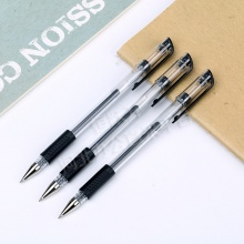 得力（deli）6600 经济实用型中性笔(黑) 0.5mm 12只装